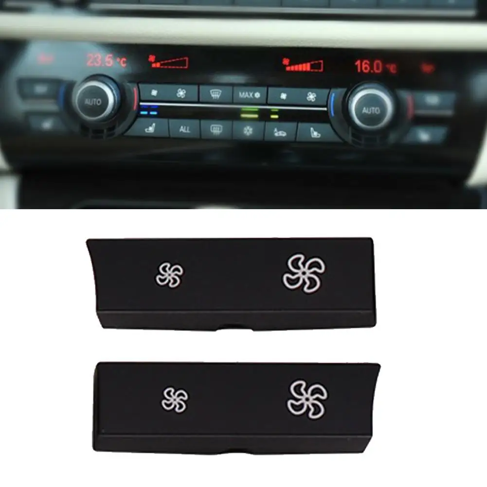 

Car Heater Climate Control Switch Air Conditioning Switch Button Cap Cover Replacement for BMW F10 F11 F02 F06 F07 F18