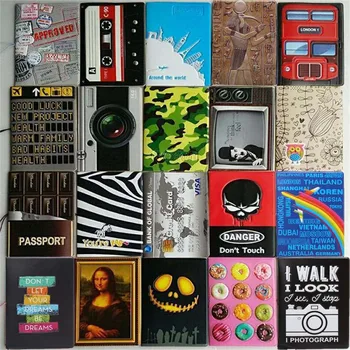 Новые мальчики, как прохладный мультфильм паспортов, мужчины путешествия обложка для паспорта, кожа пвх 3D Дизайн 22 различных стилей на выбо...