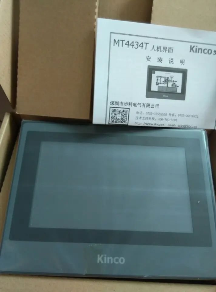 Original Kinco MT4434T HMI Touch Panel NEW in Box with Program Cable & Software, 7