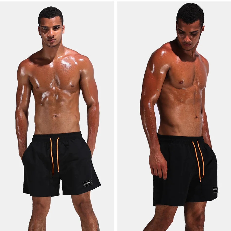 2018 stroje kąpielowe mężczyźni pływanie Trunks Mens Swim Briefs Maillot de Bain Homme strój kąpielowy Bermudy Surf Beach Wear Man Board Spodenki -