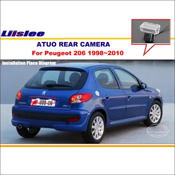 

Liislee Rear View Camera For Peugeot 206 1998~2010 / Reverse Backup Parking Camera / Night Vision / License Plate Light OEM