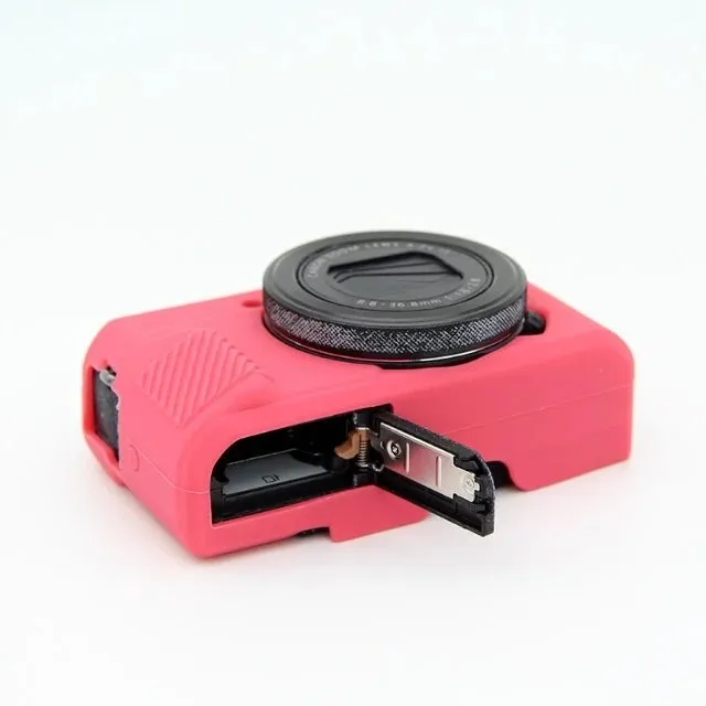 New Camera Silicone Case for Canon G7XII G7X II G7X Mark 2 G7X III G7X3  G7X Mark 3 Rubber Protective Body Cover bag Camera Skin camera handbag