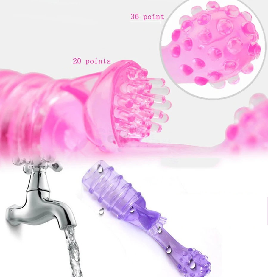 hb002 Massage Stick girls Masturbation Finger Vibrator (35)