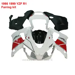 Обтекатели для Yamaha YZF R1 98 99 (белый) 1998 1999 обтекатель комплект + 7 подарки ll51