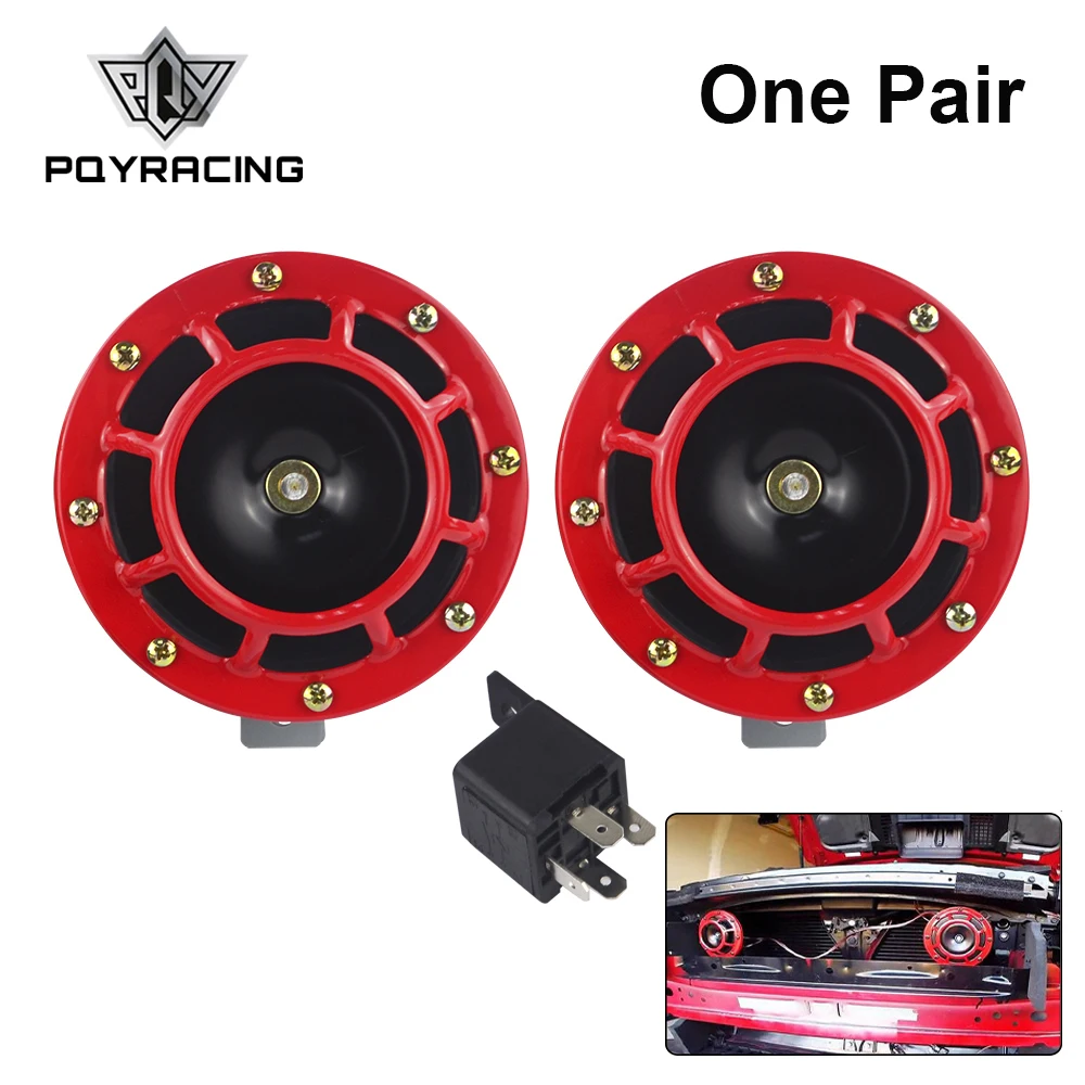 PQY-2 قطعة 12 v 115DB سوبر بصوت عال المدمجة الكهربائية الانفجار لهجة الهواء القرن كيت لدراجة نارية سيارة PQY-LB31