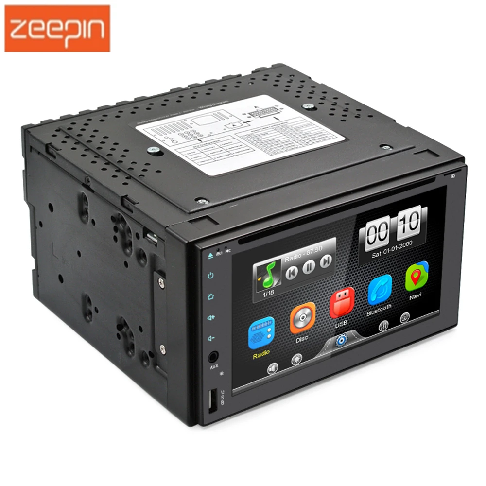 

2 DIN 6.2 inch Car Multimedia Player Digital Touchscreen Vehicle DVD Player Mirror Link Bluetooth CD/CDR/CDRW/MP3/WMA