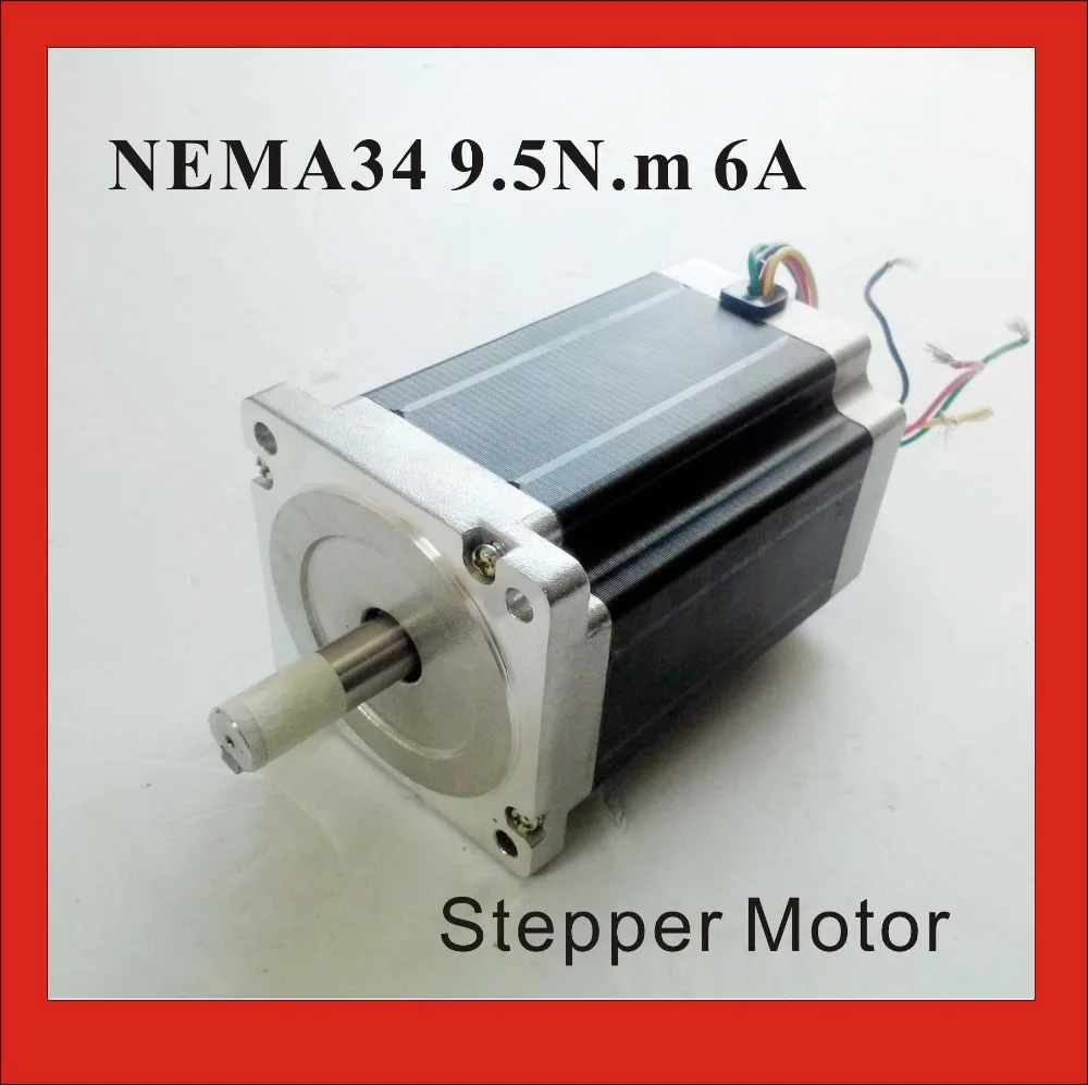

NEMA 34 Stepper Motor 9.5 N.m (1319 oz-in) 6A Body 126mm CNC NEMA34 Stepping Motor CE ROHS