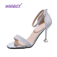 Sequined Cloth Open toe Thin Heel sandals women Summer shoes women Sexy High heel Bling Party Buckle Strap Glitter female shoes Sequined Cloth Open toe Thin Heel sandals women Summer shoes women Sexy High heel Bling Party Buckle Strap Glitter female shoes