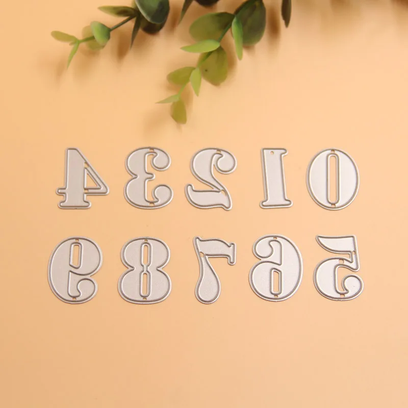 Buy Number metal die cutting dies scrapbooking