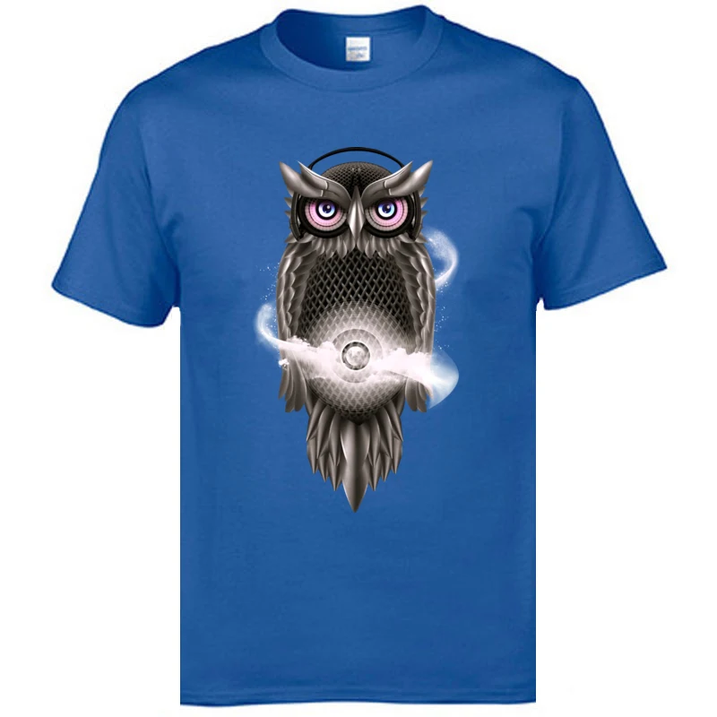 Tops Tees Chimera Night Summer Fall Designer Gift Short Sleeve 100% Cotton Round Collar Men T-Shirt Gift Top T-shirts Chimera Night blue