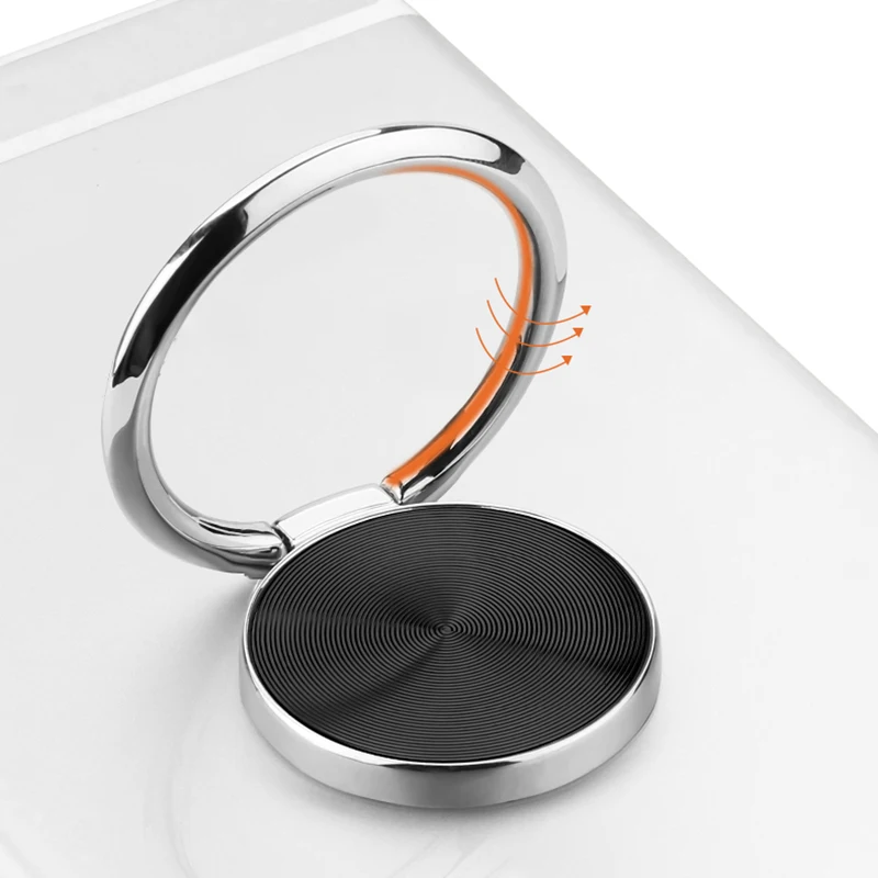 

360 Degree Metal Mobile Phone Holder Universal Phone Ring Bracket For iPhone For Samsung Smartphone Car Mount Stand