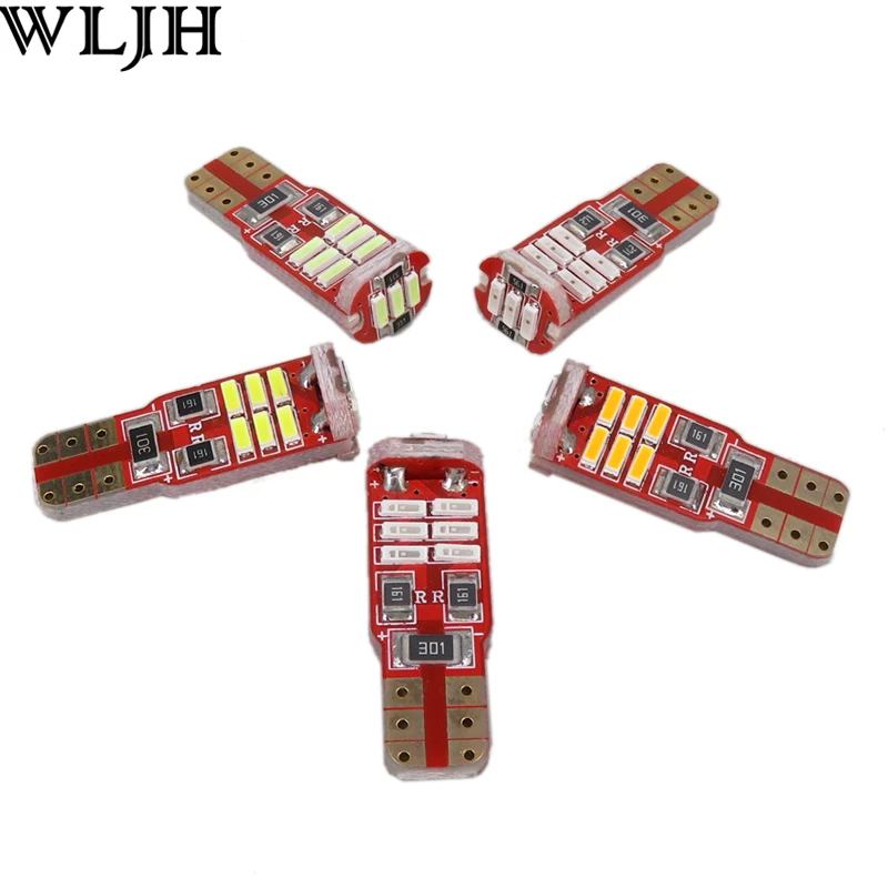 WLJH 2x Canbus T10 LED 40140SMD лампа для подсветки бровей Mercedes Benz W204 C350 2008 2009 2010 2011 2012|bulb t10|bulb led