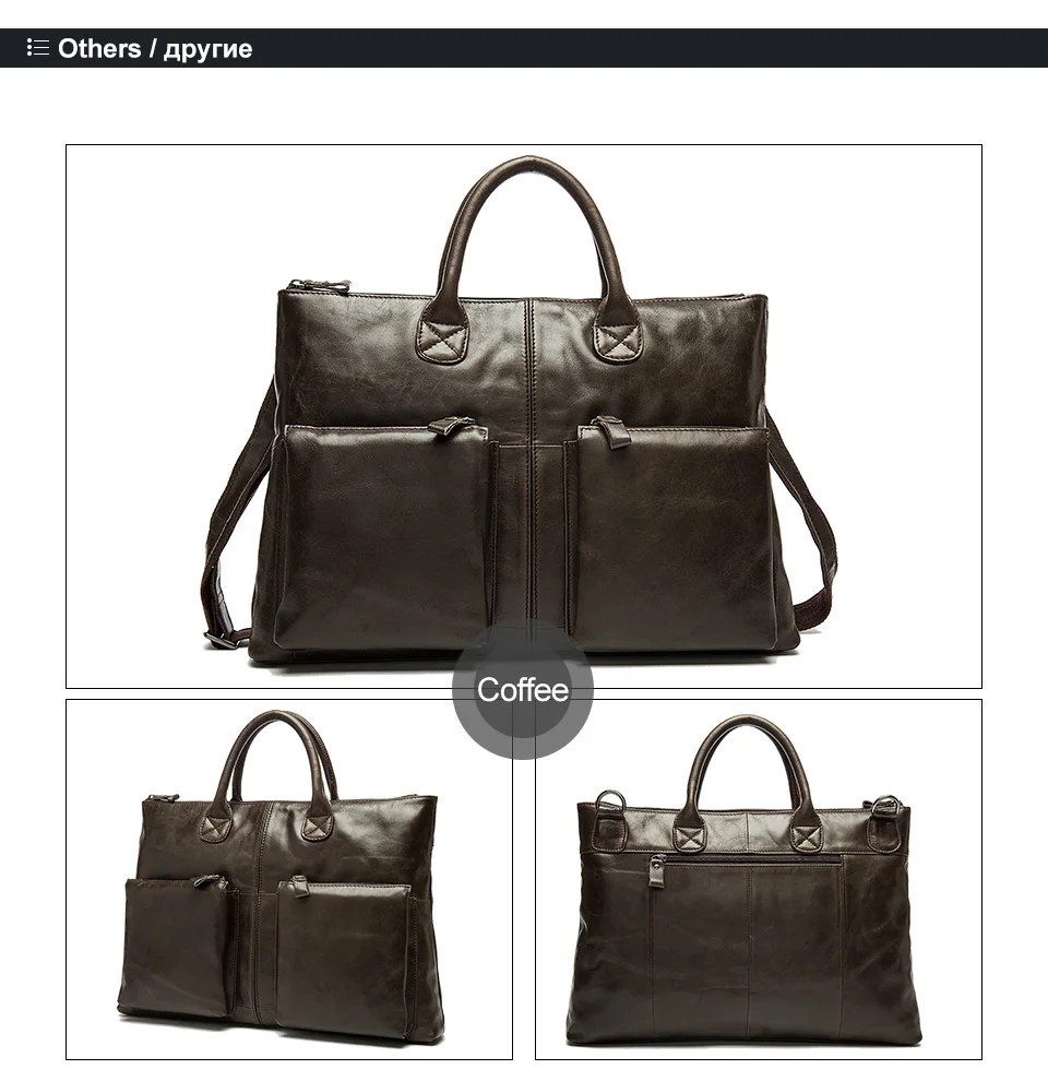 WESTAL Новый Простой Модный деловой мужской портфель из натуральной кожи сумка для ноутбука повседневная мужская сумка портфель сумки на