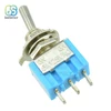 10Pcs/lot Miniature Toggle Switch 3-Pin SPDT ON-ON 125VAC 6A 1/4 Inch Mounting MTS-102 ► Photo 2/6