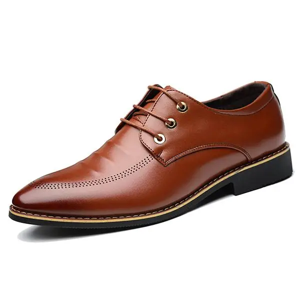The New Trend Of Korean Male Youth Business Casual Dress Shoes Mens