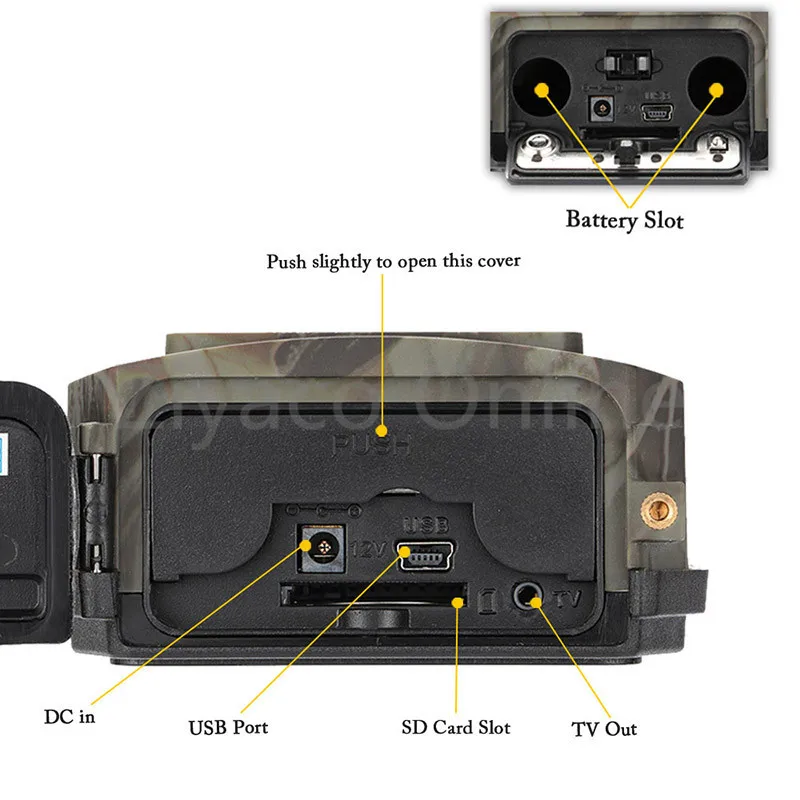 Skatolly 940NM Охота Камера S680M 12MP HD1080P 2," ЖК-дисплей Trail Камера с MMS GPRS SMTP FTP GSM Trail Охота записывающее устройство для игр XNC