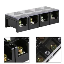 TC-2004 600 V 200A двухрядный 4 P 4 положения полоса барьер винт клеммный блок