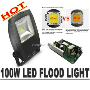 

Led 100w Outdoor Led Flood Lighting CE RoHs IP65 Epistar Chip Led Outdoor Light AC110-240V