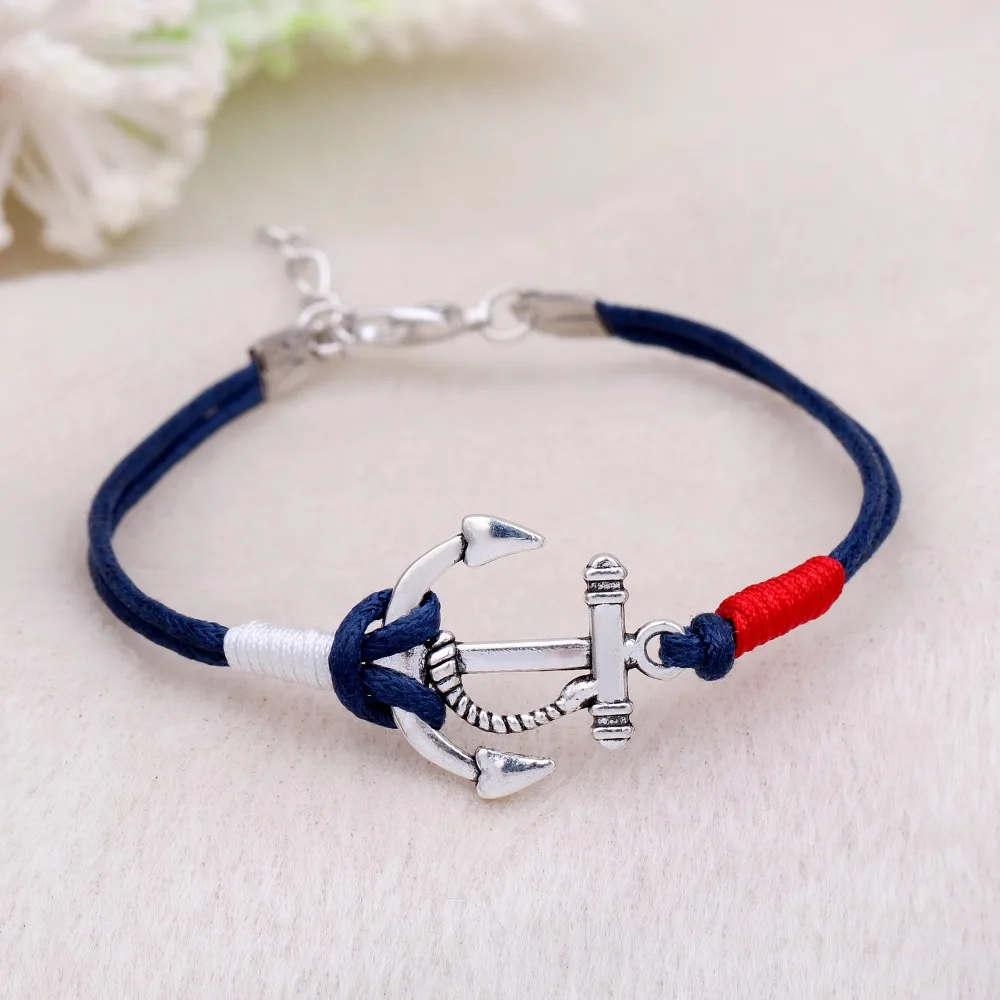 Tom Hope New Fashion Anchor Bracelets For Women Men Bracelet Femme Tom Hope New Fashion Anchor Bracelets For Women Men Bracelet Femme Charm Leather Bangles Pulseras Mujer 2017 In From