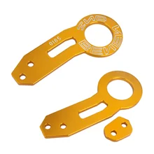 Автомобильный стиль Золотое заднее сцепное устройство для авто трейлер кольцо