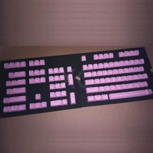 [HFSECURITY] PBT Backlit Keycaps 104 Keyset Backlight Key Caps for Mechanical Keyboard PBT Keycap