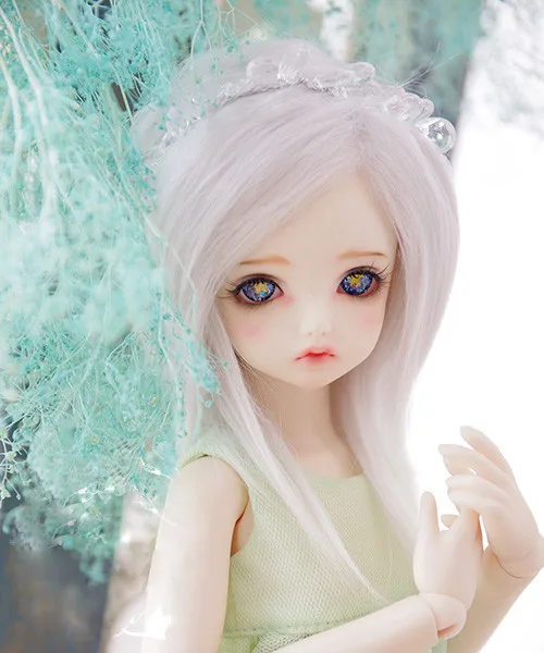 Peluca 22cm Head Circumference 30cm Length 1//6 BJD Doll Wig SD