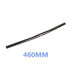 460mm UD матовый полный углеродный небольшой диаметр MTB плоский подъем 25,4*42/44/46/48/50/52/54/56/58/60/62/64/66/68/70 см руль для горного велосипеда - Цвет: 460mm