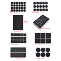 KAK 1-24PCS Self Adhesive Furniture Leg Feet Rug Felt Pads Anti Slip Mat  Bumper Damper For Chair Table Protector Hardware 3