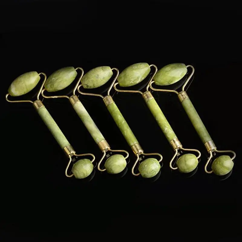 

New Face massage Hot Portable Pratical Jade Facial Massage Roller Healthy Face Body Head Foot Nature massage Tool