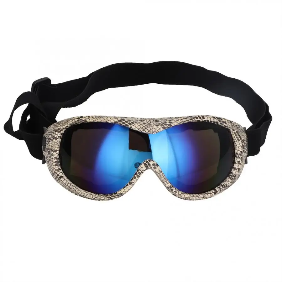 УФ очки солнцезащитные очки крутые очки для собак для глаз домашних животных защитные ветрозащитные очки щенок маленькие собаки кошки домашние животные продукты - Цвет: Snakeskin