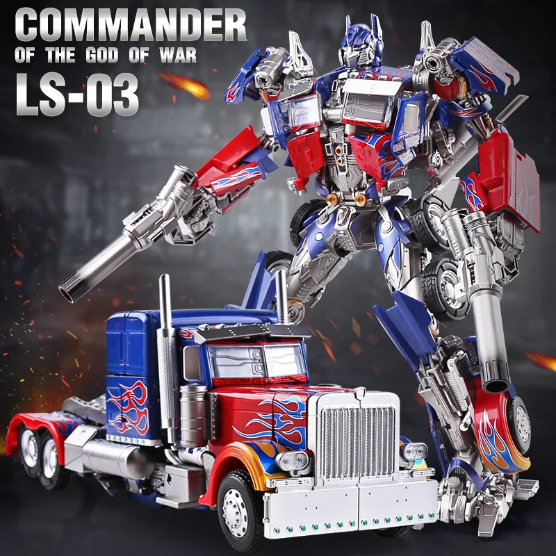 

LS03 Transformation Movie The OP Commander Toys Model Oversize Alloy Changing Movie Figure Diecast Robot Kids Collection Toys