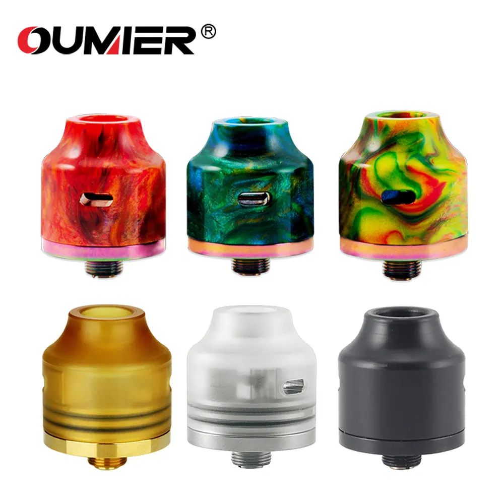 Original OUMIER WASP NANO RDA Big Deck Rebuildable Tank 22mm Diameter Adjustable Airflow Bottom Airflow NANO