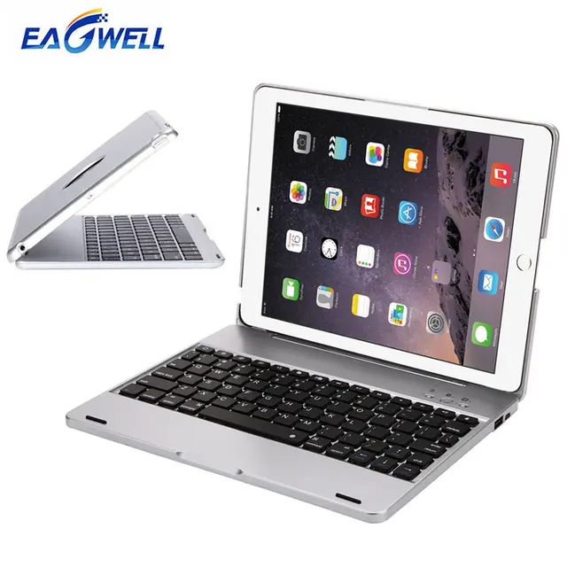Cheap Eagwell Wireless Bluetooth Keyboard Case For iPad 2 3 4 Full Body Protective ABS Cover Tablet Keyboard Case for Apple iPad 4 3 2