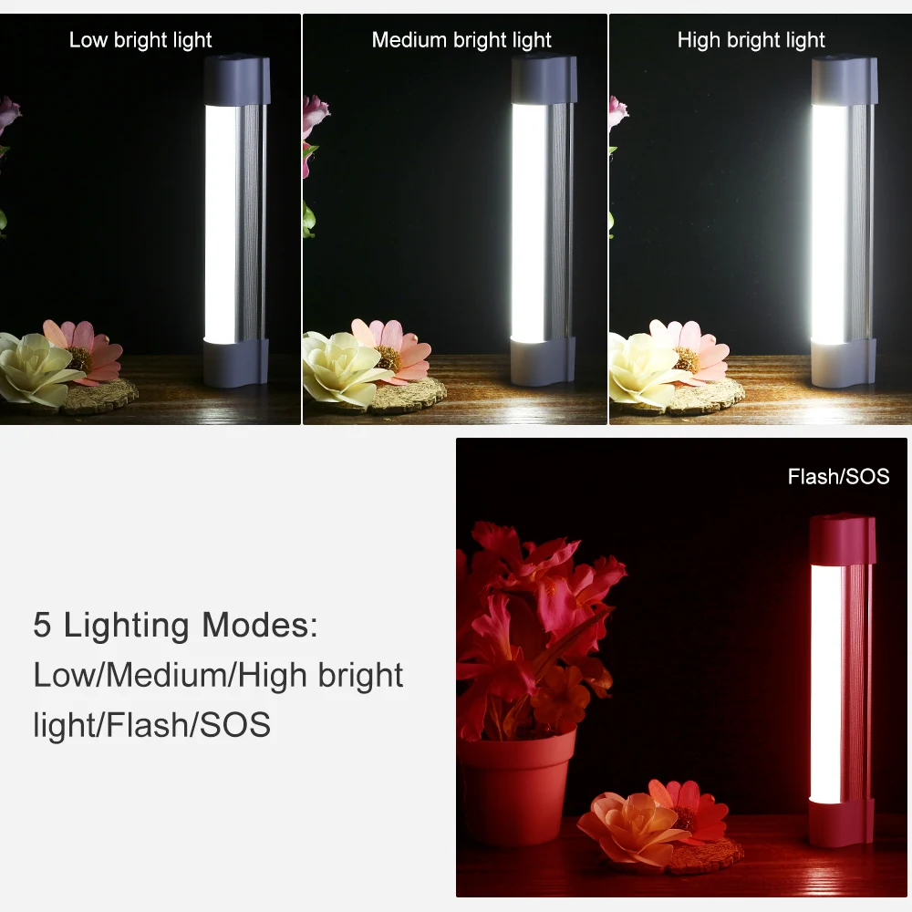

4W Portable Camping Tent Light Torch Lantern Flashlight Hanging LED Lamp Task Lighting Emergency Lamp With Hanging sling