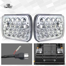 CO LIGHT 5×7 Headlight 39W 7X6 Inch 5D Lens Diamond Sealed Led Headlights High Low Beam Built-in Light 7X6” for Ford