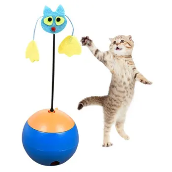 

Tumbler Laser Electric Multi Functional Interactive Cat Dog Toys Balls Leakage Food Toys Creative Style Gift