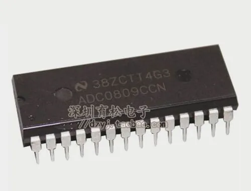 

Free Shipping!!! ADC0809CCN ADC0809 8-bit Analog-to-Digital A/D Converter DIP-28