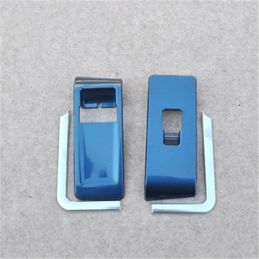4 шт./лот наклейки для автомобиля Аксессуары ABS Материал окна лифт панель декоративная крышка для 2013- VW Volkswagen жук - Название цвета: dark blue