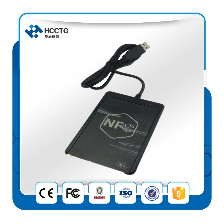 Бесконтактная смарт-карта считыватель писатель USB ACR1251U для всех 4 типов NFC ISO14443 A B/M1/FeliCa/NFC карты/теги