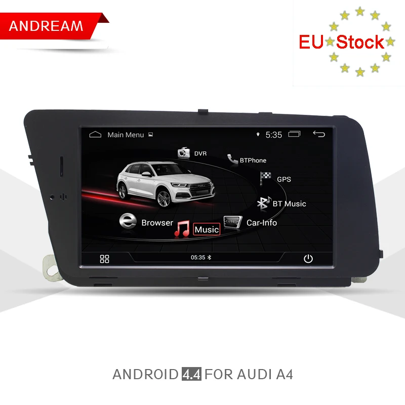 Cheap 7" Android Car Multimedia Player For AUDI A4 (2008-2016 B8) Q5(2010-2016) Bluetooth gps navigation Wifi Germany Shipping EW980A1 1