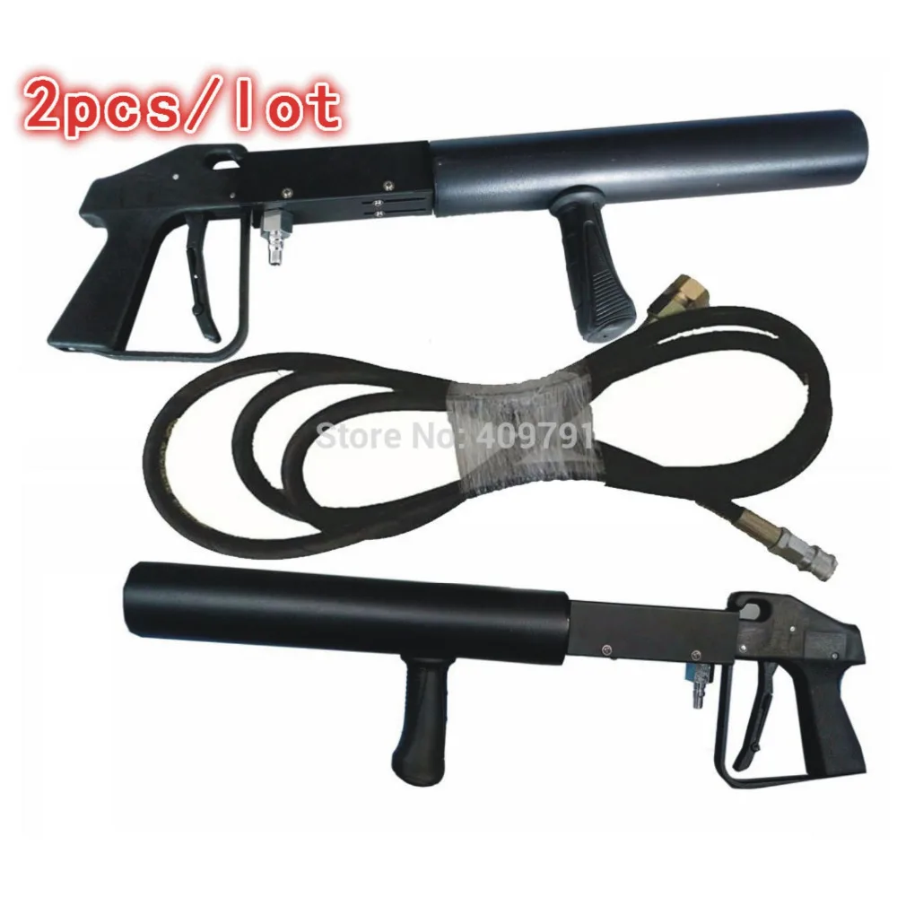 

2pcs/lot CO2 Gun DJ Light 6 Meter Hose CO2 Jet Machine DMX Stage DJ Disco Party Effect Machine Shoot Distance 7-8Meter