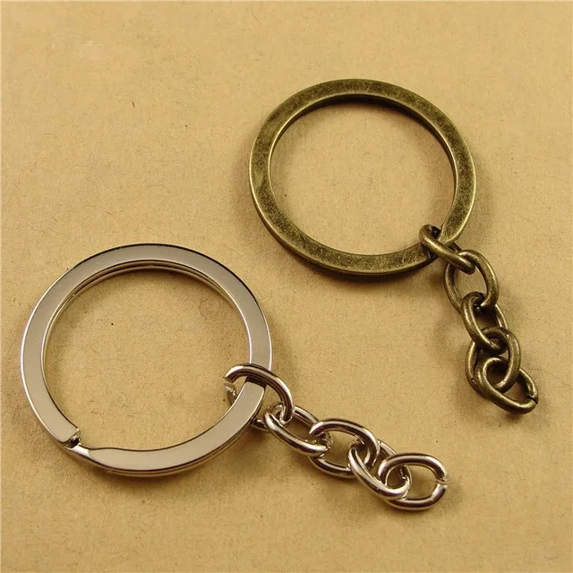 Aliexpress.com _ Buy 10pcs_lot Rhodium Antique Bronze Plated Key Ring Keychain Split Ring Key Chains Keyrings DIY Retro Fashion Keychains Accessories from Reliable keychain accessories suppliers on BASEHOME Official Store - 6