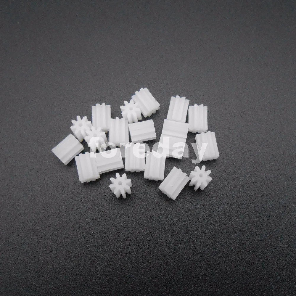 

20PCS X 0.4 Moduls Plastic 8T 8 Teeth 4X5=D:H Aperture: 0.75mm Spur Gear 0.4M Model Accessories Plastic Spur Gear NEW *FD218X20