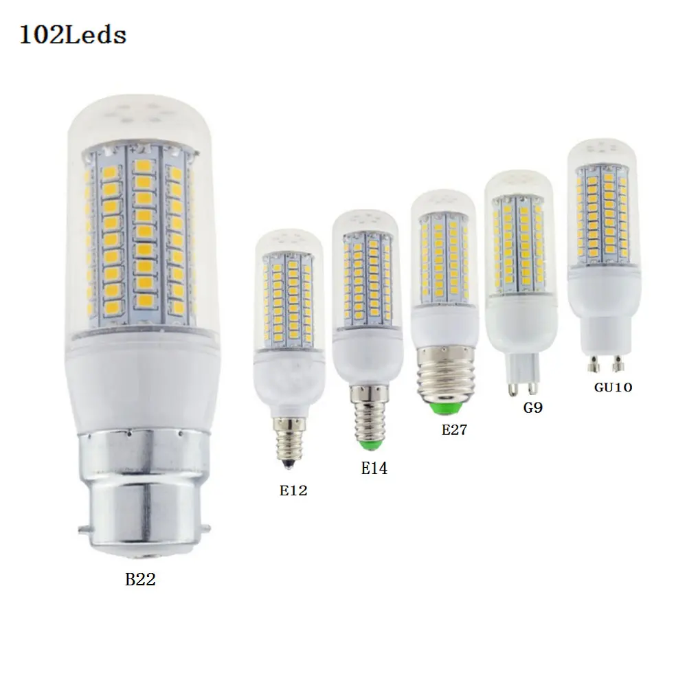 Ampoule maïs lampe à Led B22 E12 E14 E27 G9 GU10 110 V 220 V Ampoule