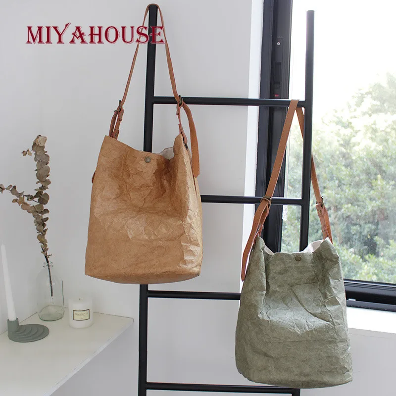 Miyahouse خمر قماش حقيبة كتف ل الإناث 2019 عارضة بلون حقيبة المرأة الأزياء أضعاف مفتوحة جيب حقيبة يد للتسوق