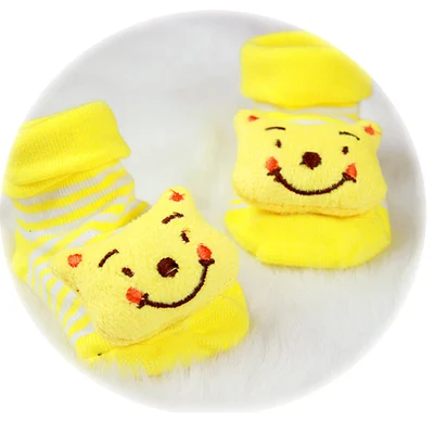 10 пар/лот; хлопковые носки для мальчиков и девочек; носки для новорожденных; милые носки-тапочки для малышей - Цвет: E