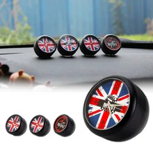 Автомобильный красивые часы в виде британского флага, автомобильные подушки с принтом флага Великобритании "Юнион Джек приборной панели Декор Аксессуары для Mini Cooper R56 R55 R60 R61 F54 F55 F56 F60 стайлинга автомобилей