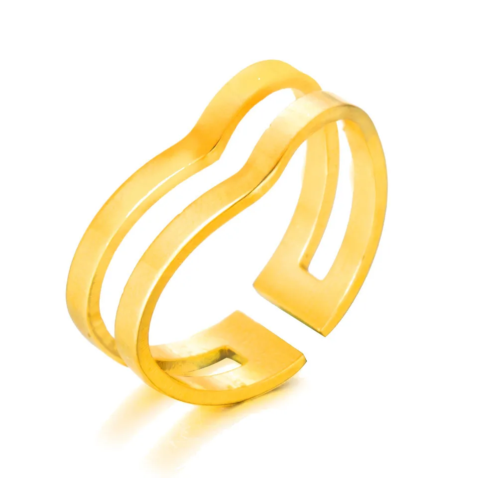 Классическая цвета: золотистый, серебристый Цвет неограниченное кольцо Мода номер восемь кольцо для женщин Регулируемый подарок на свадьбу, помолвку ювелирные изделия - Цвет основного камня: R020018AB