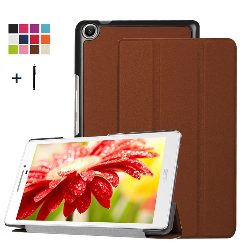 For ASUS ZenPad 10 Z300C Z300CG Case Flip Cover for Z300 10. inch Tablet 3 Fold Stand Leather Fundas Shell+Stylus | Компьютеры и офис