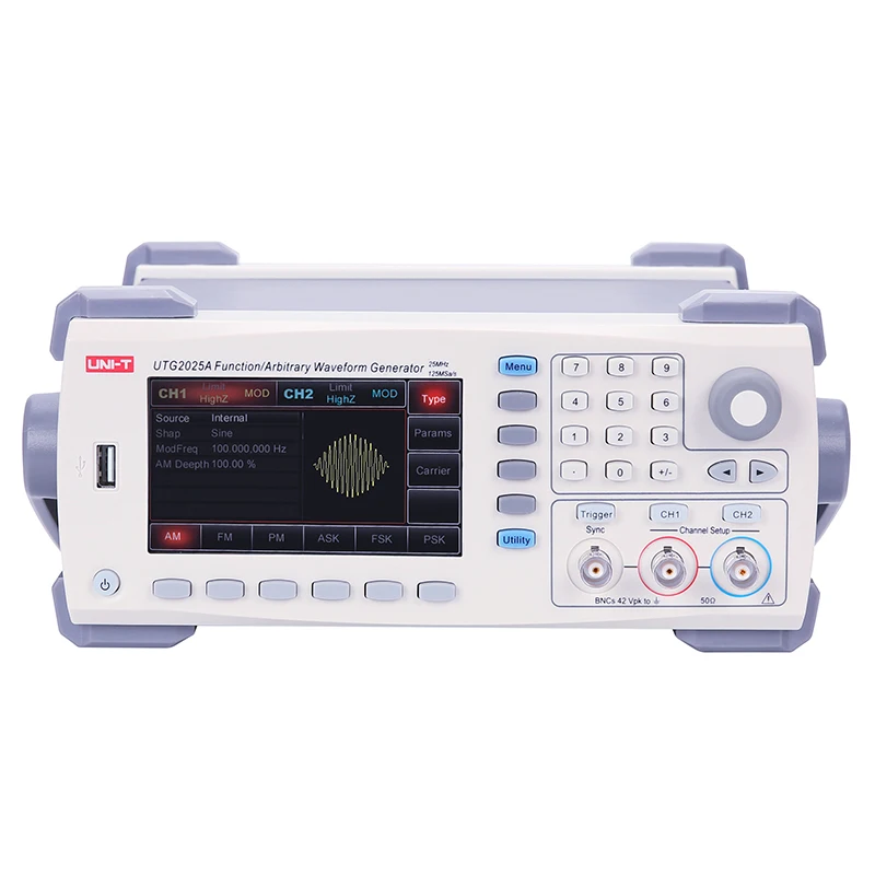 

UNI-T UTG2025A Function Arbitrary Waveform Generator USB 2 Channels 25MHz 200MSa/s Max.Sample Rate Fast Shipping